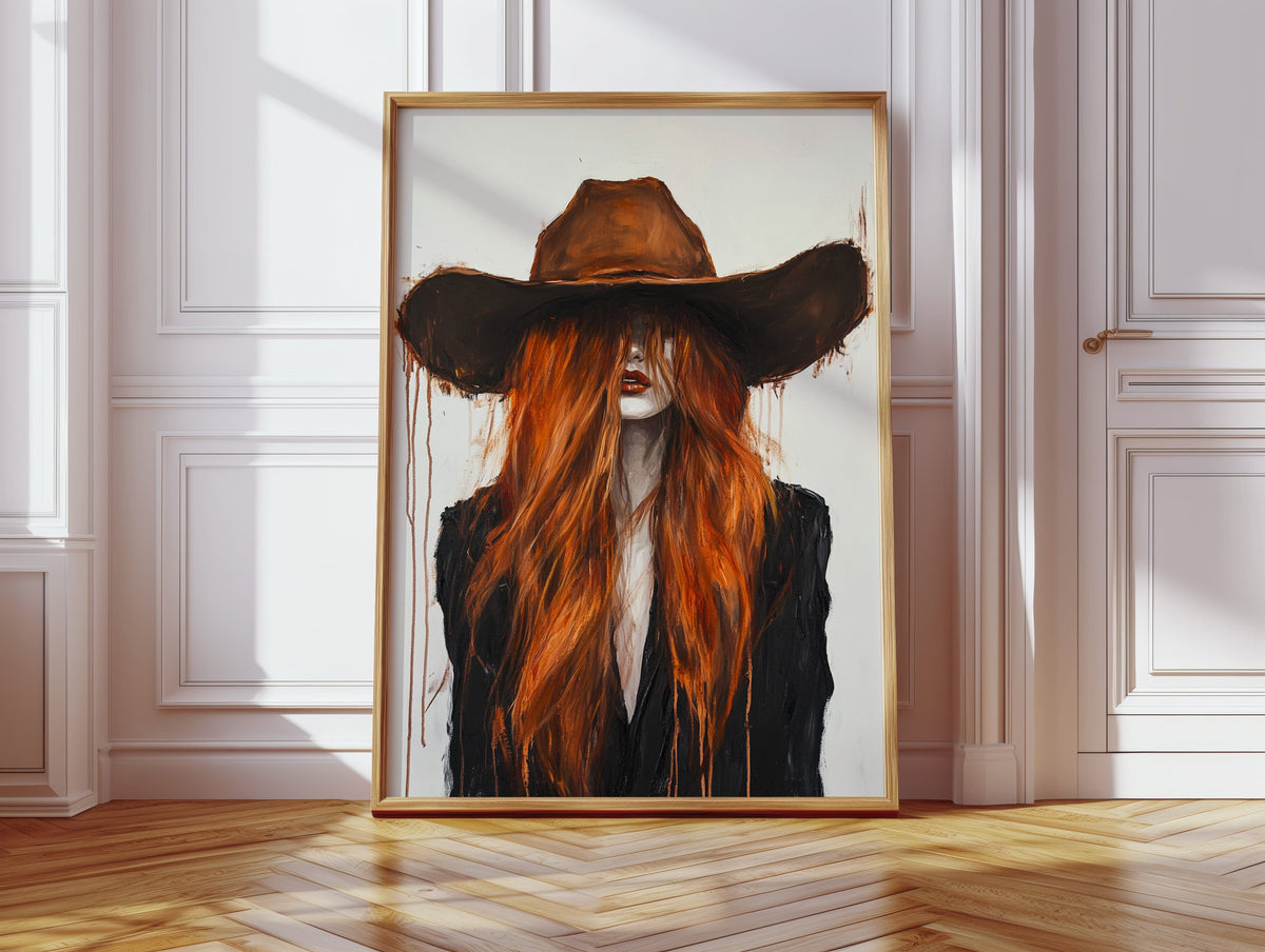 The Firebrand – Western Cowgirl Canvas Art