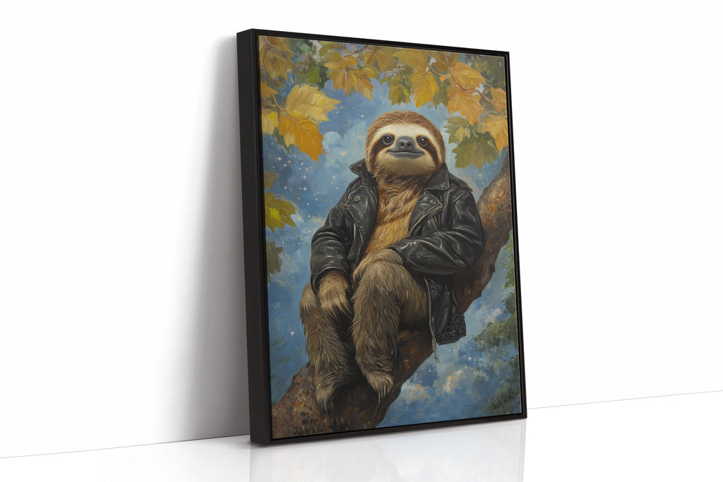 Rebel Sloth in a Leather Jacket