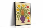 Tulips in a Plum Vase