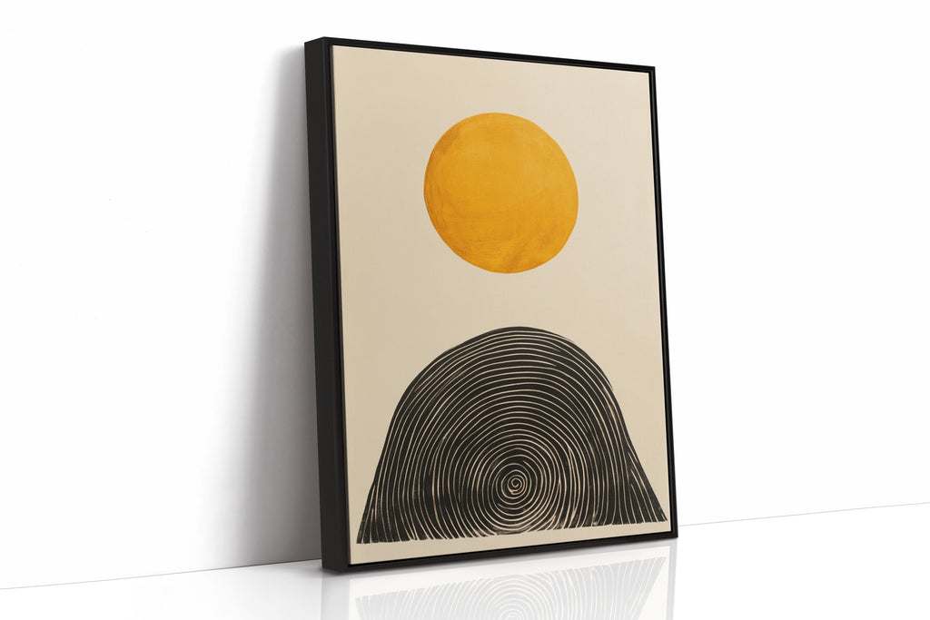 Solar Balance in Black and Gold