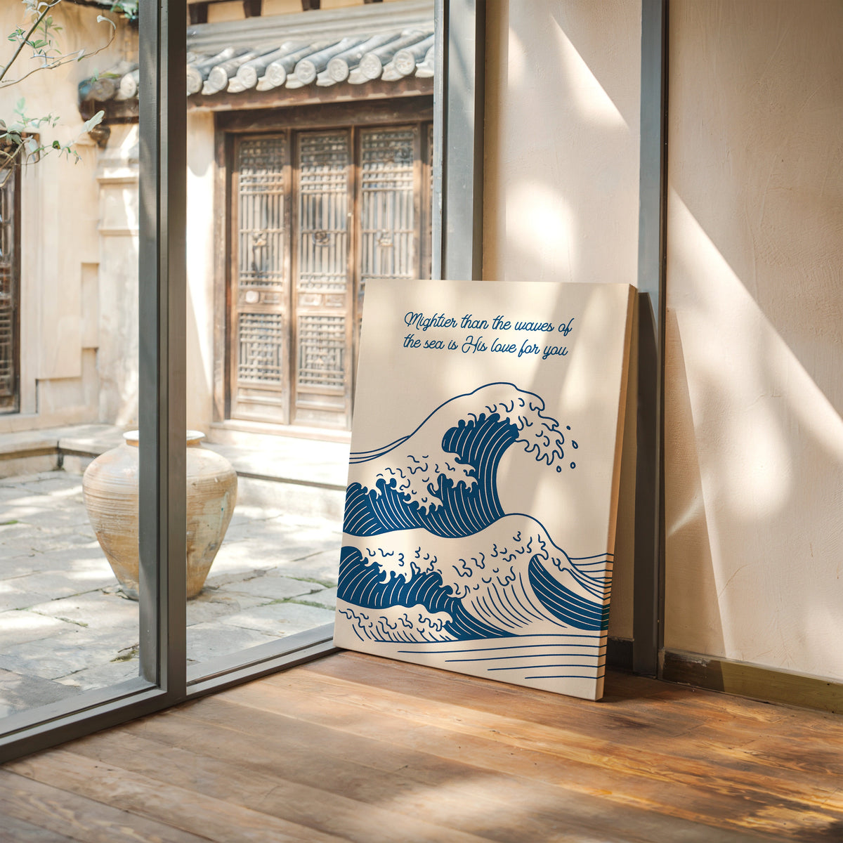 Mightier Than the Waves Ocean Print