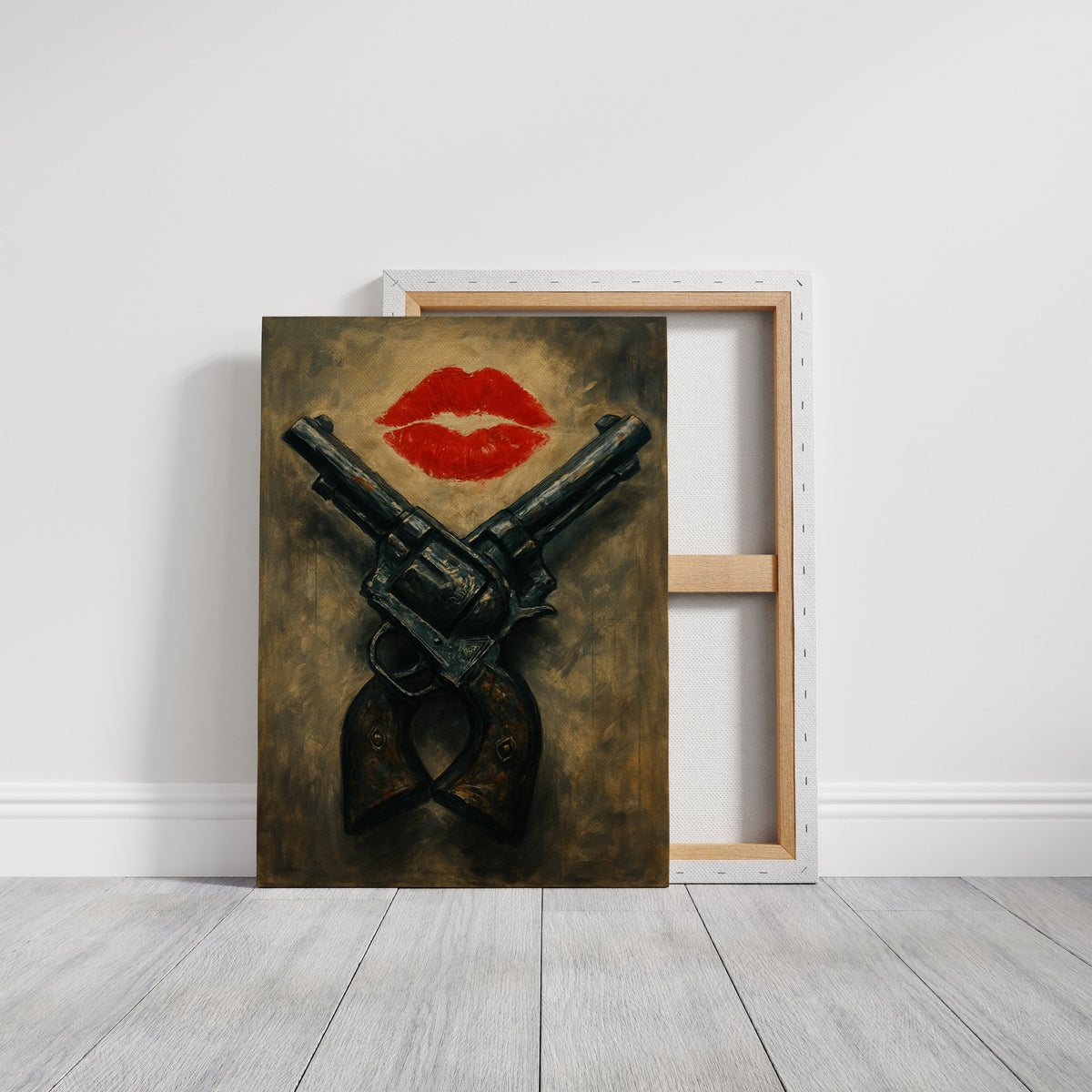 Kiss Kiss Bang Bang Western Print