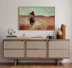 Spirit Rider Through Painted Canyons