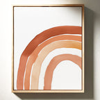 Terracotta Boho Rainbow Arch