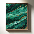 Veins of Emerald and Golden Earth