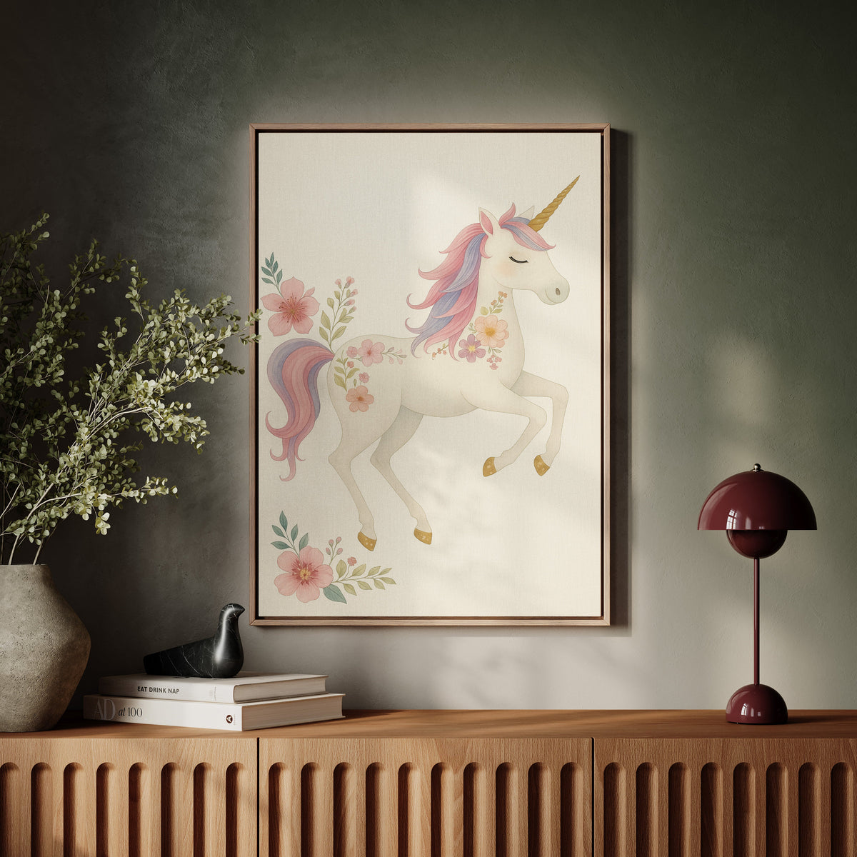 Blossom Mane Unicorn in Dreamy Pastels