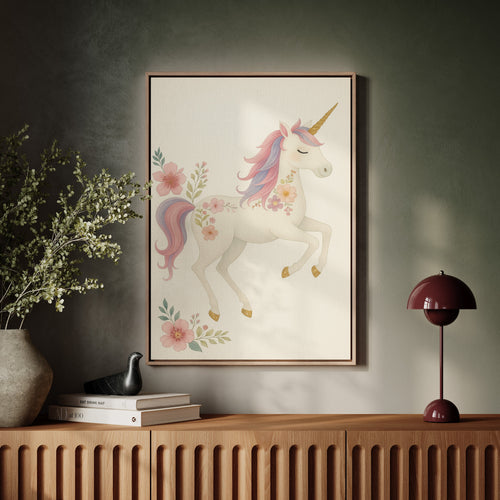 Blossom Mane Unicorn in Dreamy Pastels
