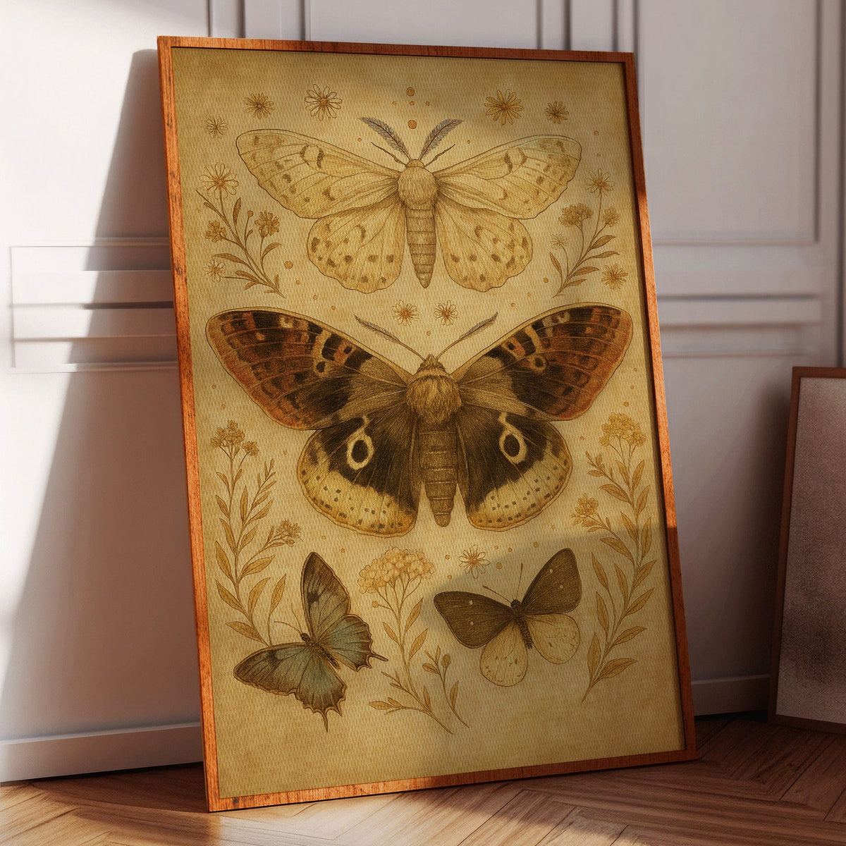 Vintage Moths and Meadow Wings
