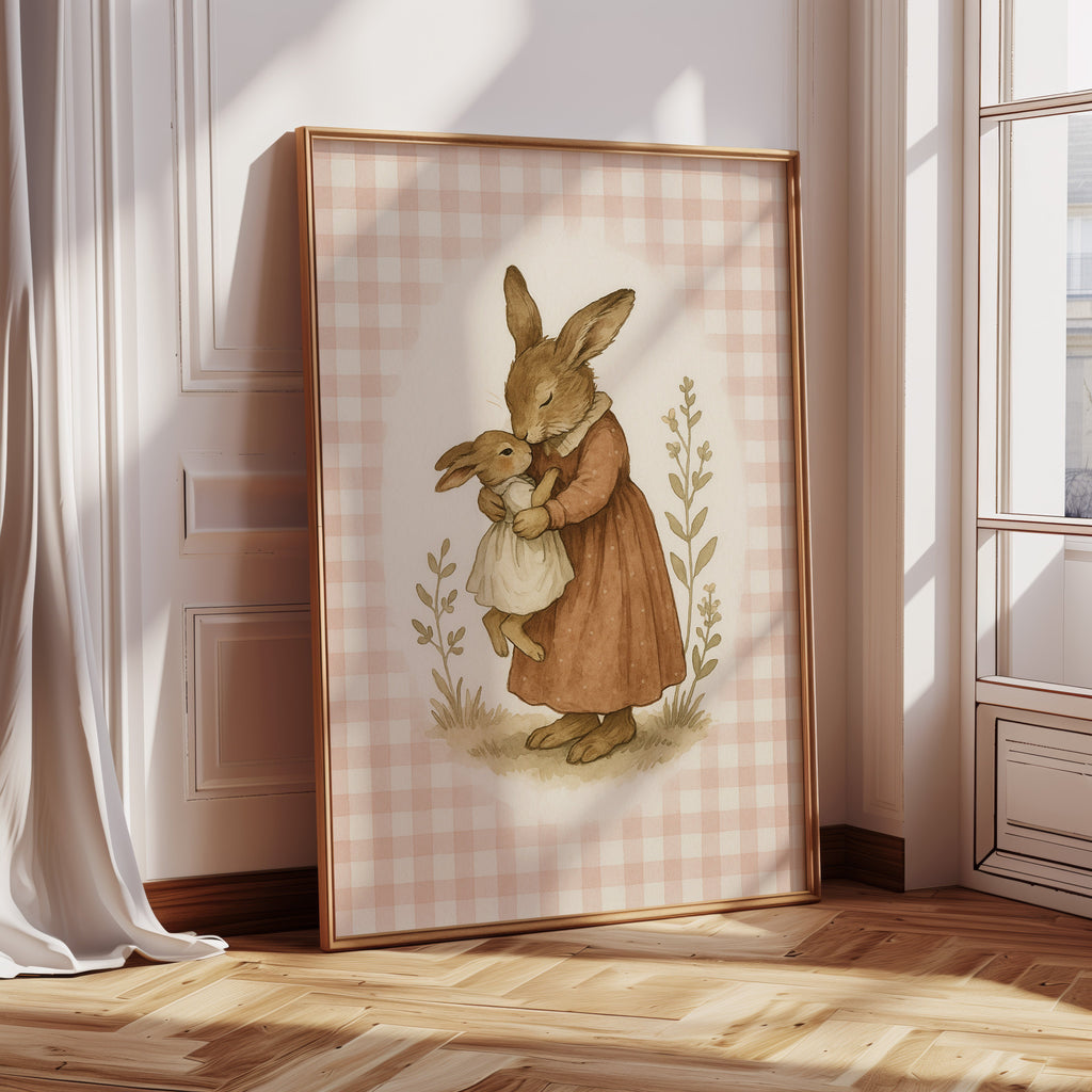 Mama Bunny’s Kiss in Gingham
