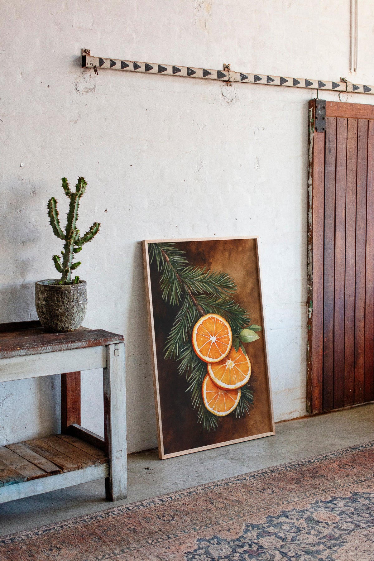Citrus Meets Evergreen Embrace