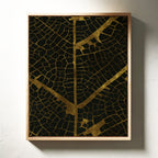 Gilded Leaf Veins