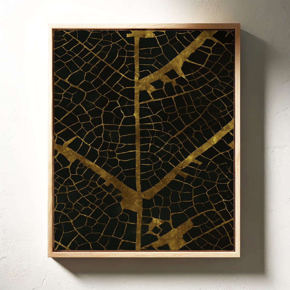 Gilded Leaf Veins