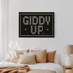 Giddy Up Western Typography