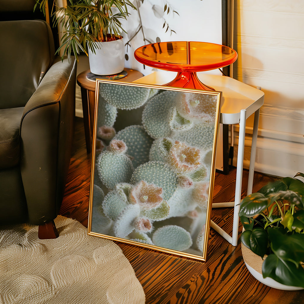 Soft Bloom on Fuzzy Desert Cactus