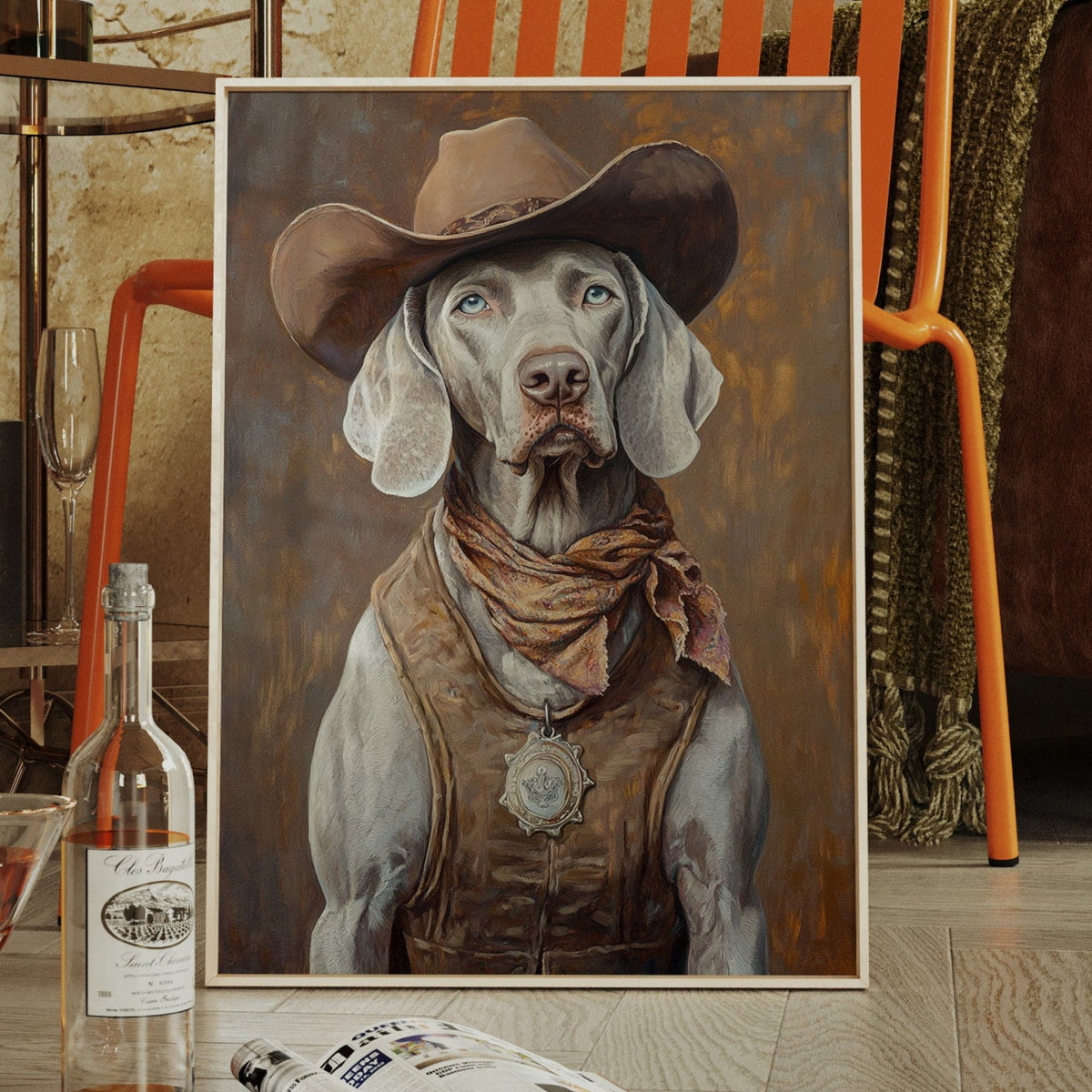 Weimaraner Desert Deputy