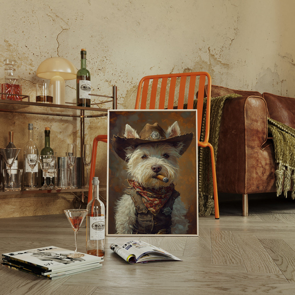 West Highland White Terrier Gunslinger