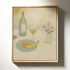 Banana and Wine in Morning Light