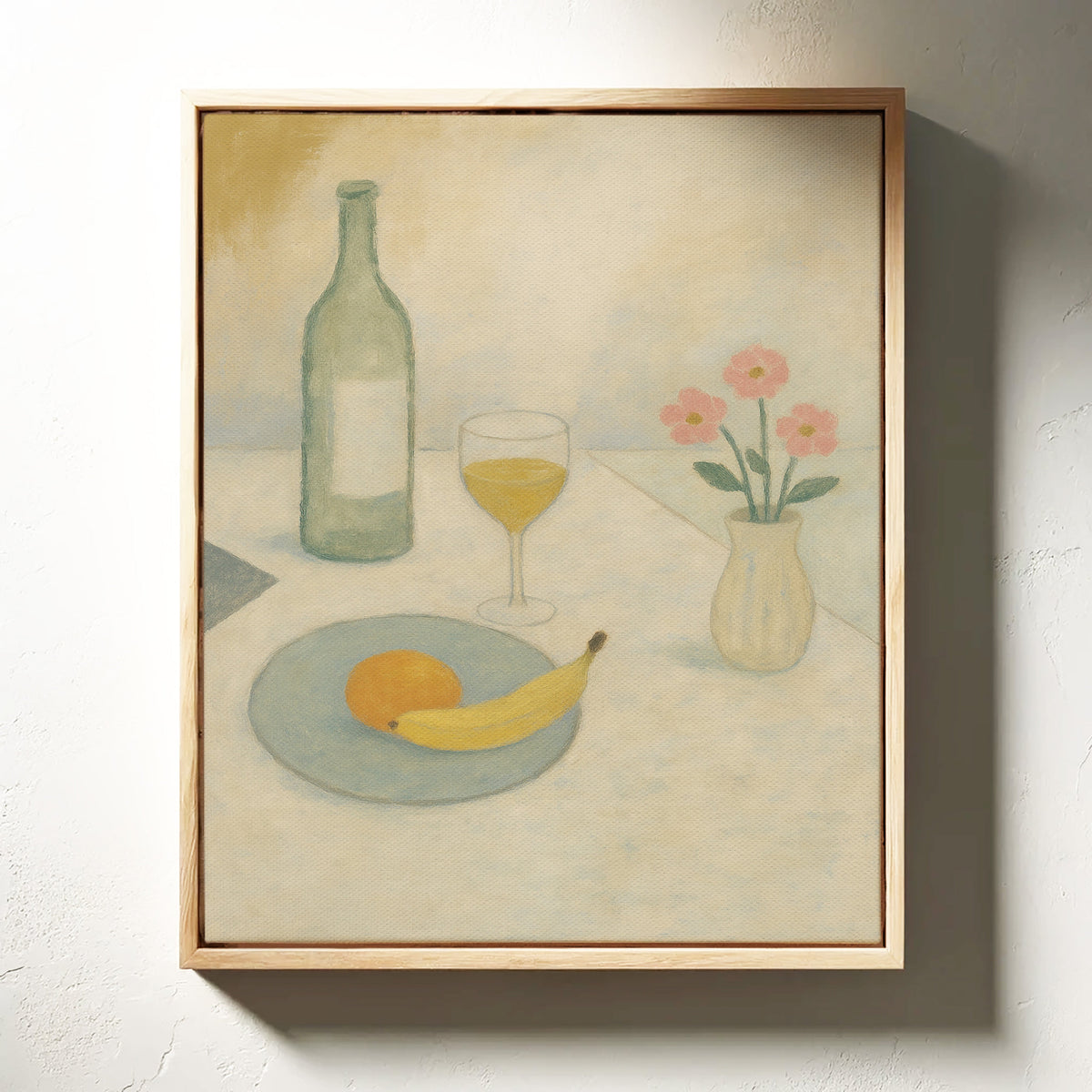 Banana and Wine in Morning Light