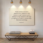Think on These Things Philippians 4:8 Print