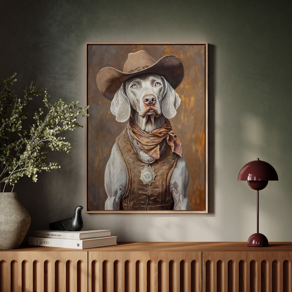 Weimaraner Desert Deputy