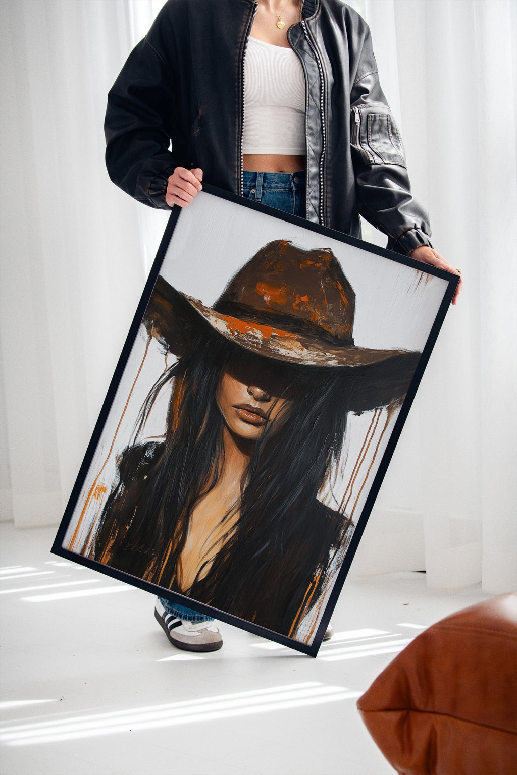 Ember Noir – Western Cowgirl Wall Art