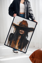 Midnight Dust – Western Cowgirl Wall Art