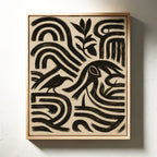 Raven Paths in Ink