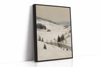 A Cabin Stands Amidst Winter's Embrace