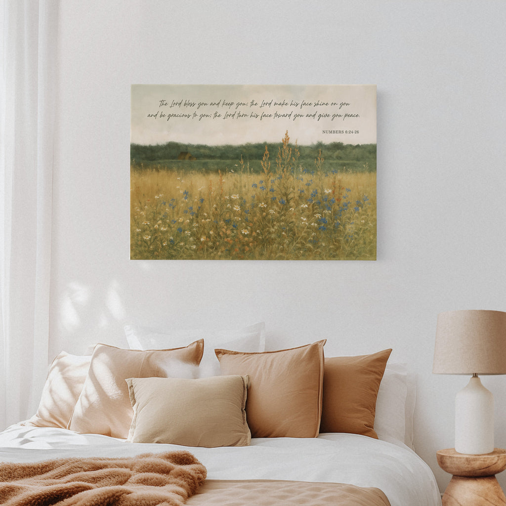 Blessing in Wildflowers Numbers 6:24