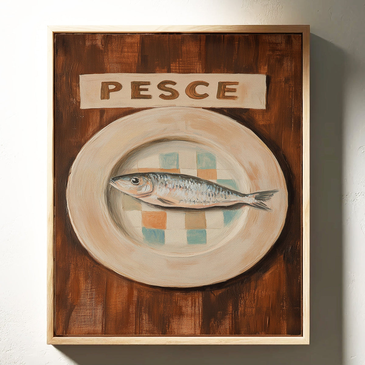 Pesce on a Checkered Plate