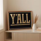 Y’ALL Western Beaded Sign