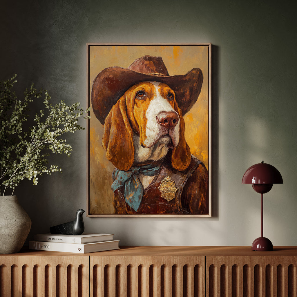 Basset Hound Frontier Sheriff