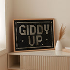 Giddy Up Western Typography