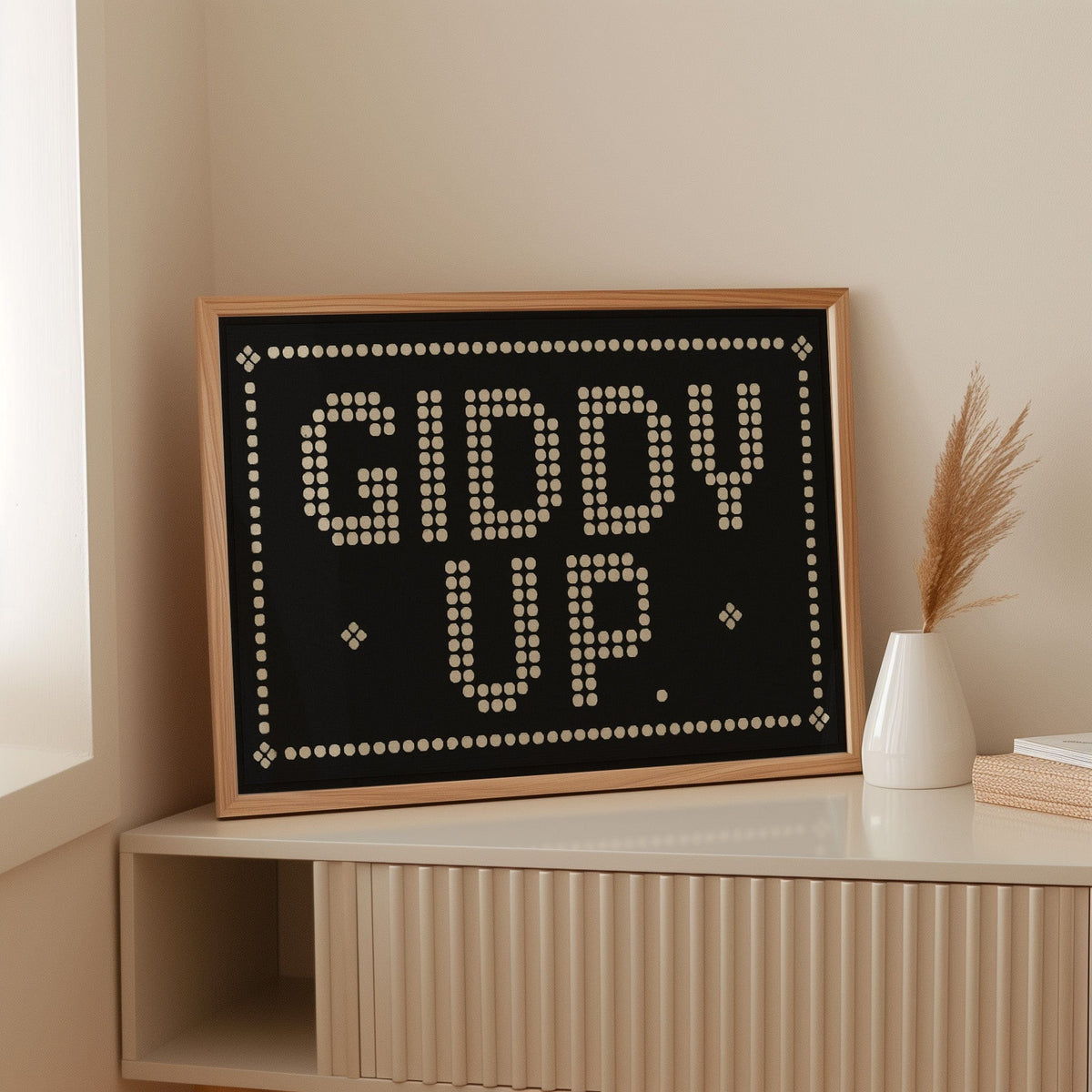 Giddy Up Western Typography