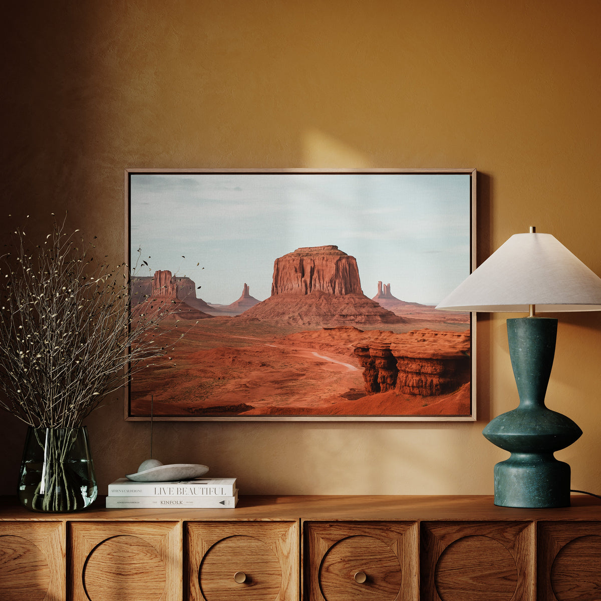 Monument Valley Buttes Under Open Sky
