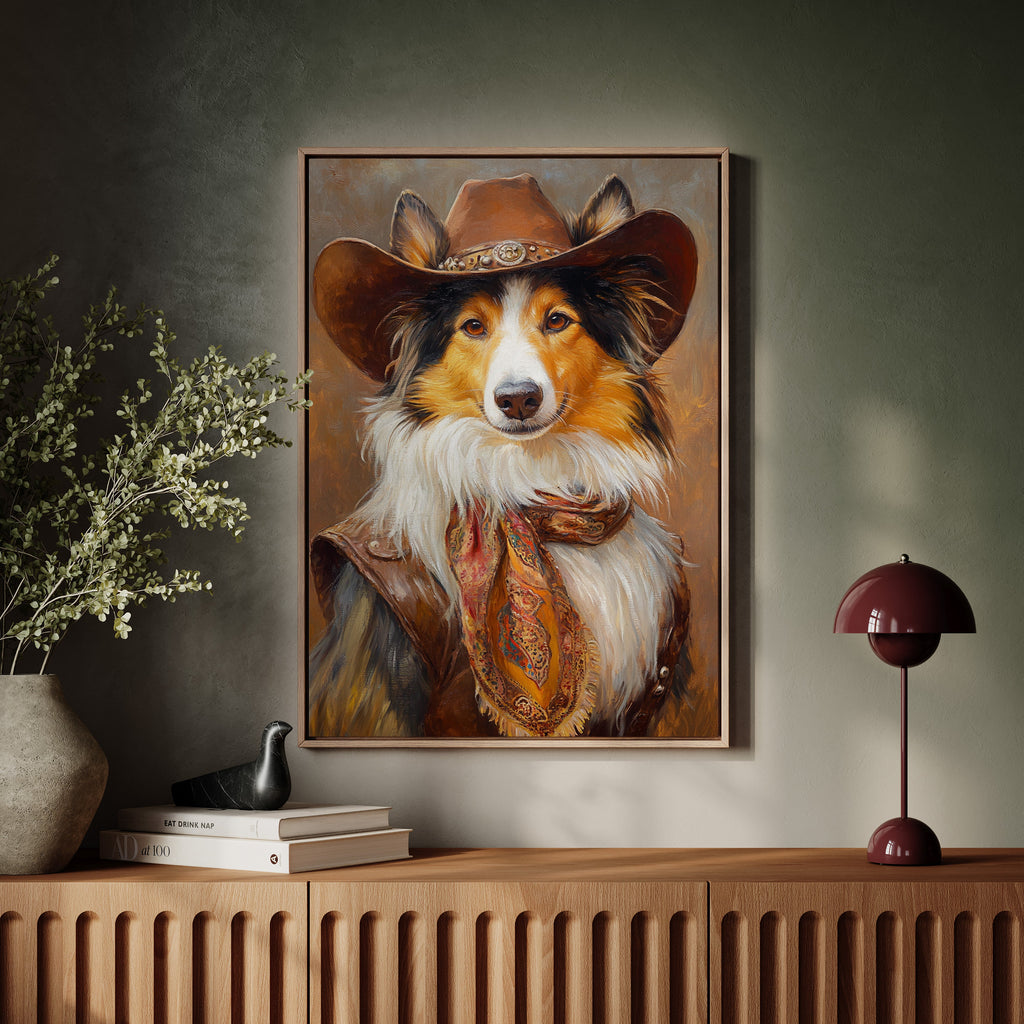 Rough Collie Sunset Wrangler