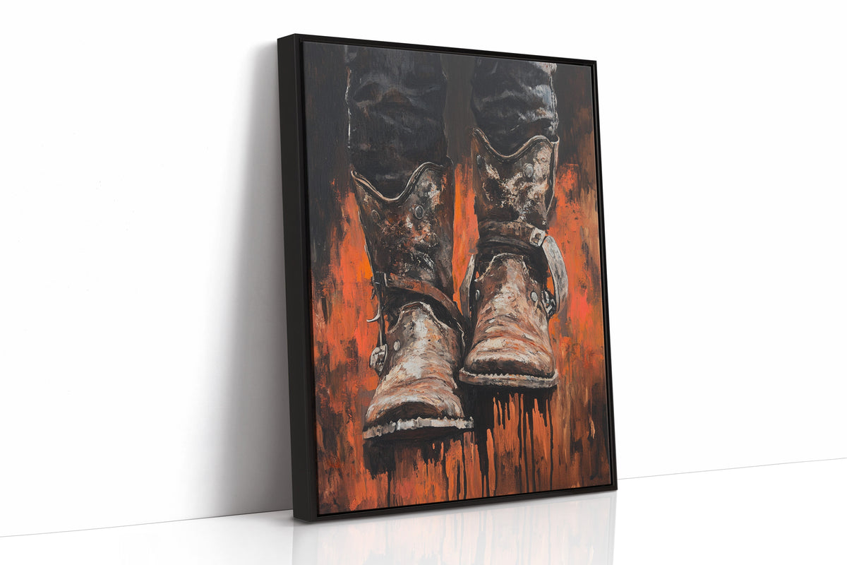 Burnt Leather Cowboy Boots