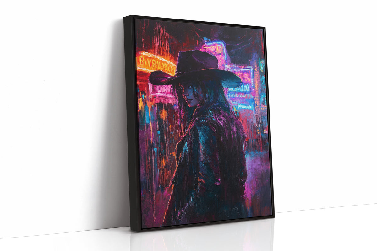 Cowgirl Noir in Neon Lights