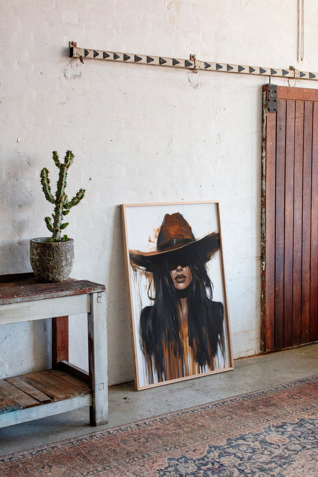 Midnight Dust – Western Cowgirl Wall Art