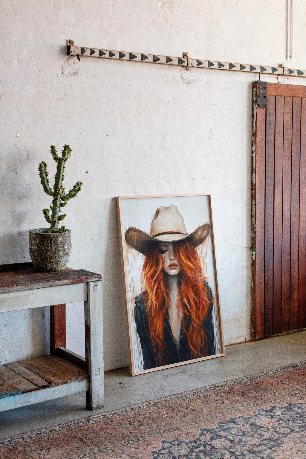 Cowgirl Ember – Rustic Elegance in Red