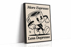 Caffeinated Cheer - Retro Coffee Art Print