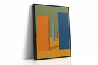 Vibrant Geometric Abstract Canvas Art