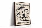 Caffeinated Cheer - Retro Coffee Art Print