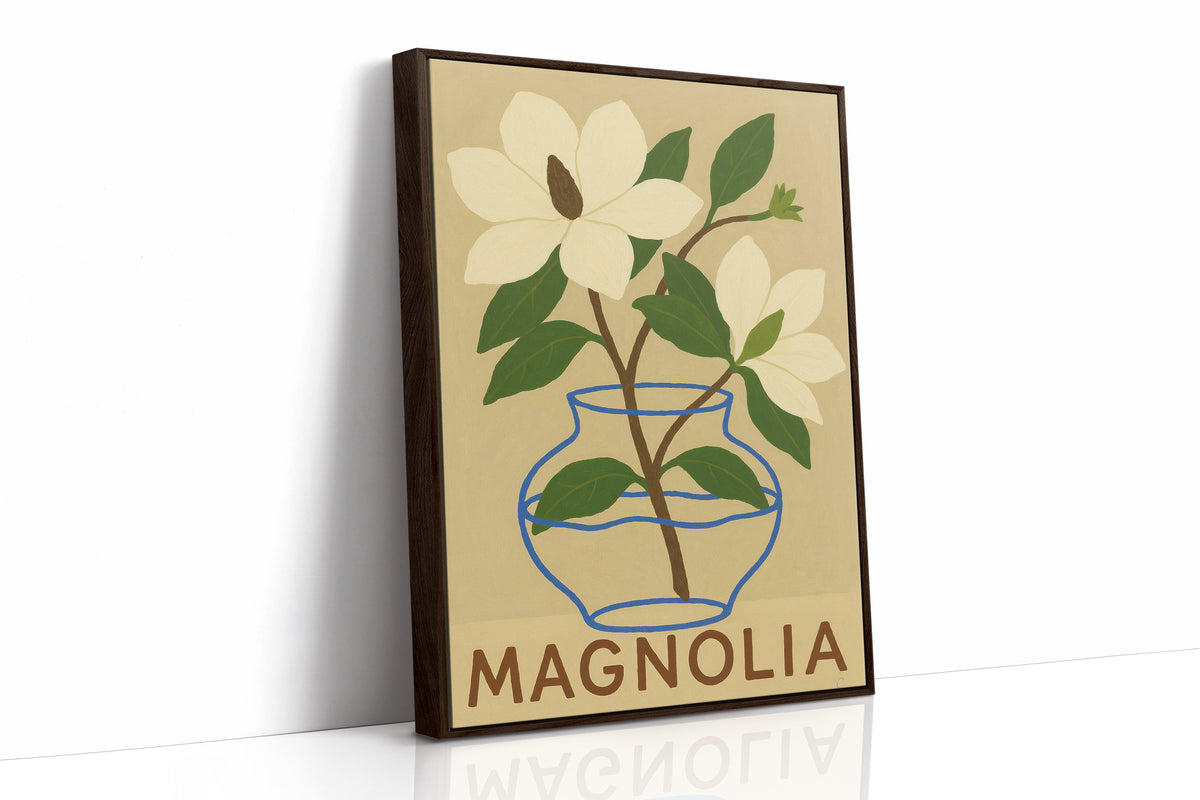 Elegant Magnolia Art Print for Home Decor