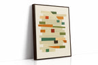 “Stacked Harmony” – Mid-Century Modern Geometric Art Print
