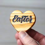 Engraved Easter Hearts