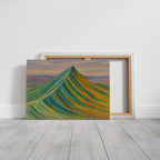 Aurora Ridge – Abstract Rainbow Mountain Landscape