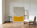 Modern Abstract Art Print - Minimalist Dots and Waves