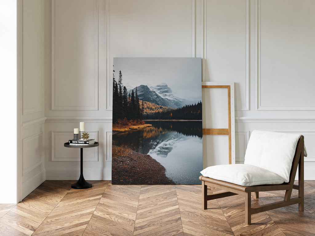 Majestic Mountain Reflection Art Print