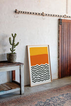 Bold Geometric Abstract Art Print